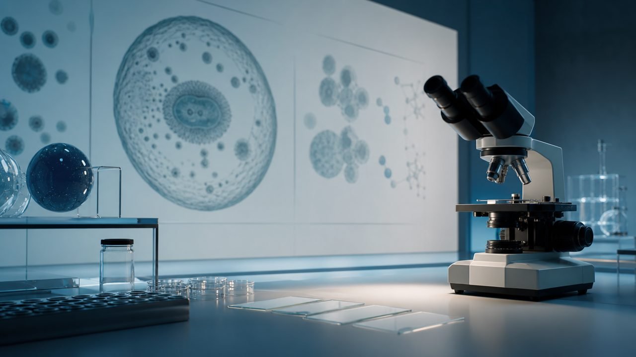 Hekimin ekranda anonim laboratuvar sonucunu incelediği klinik sahnesi